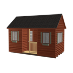 Gable Cabin W Center Porch